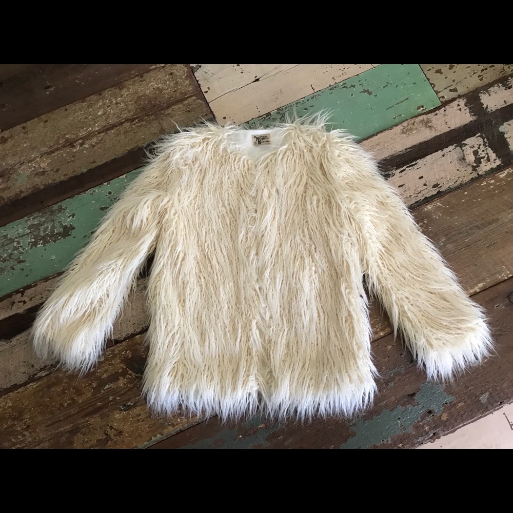 Show me your MuMu shaggy fur jacket